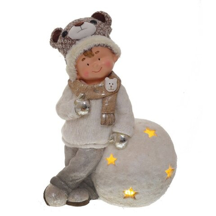 GAEM Фигурка декоративная "Ребенок" с подсветкой (3xAAA н/п), L35 W20 H50 см