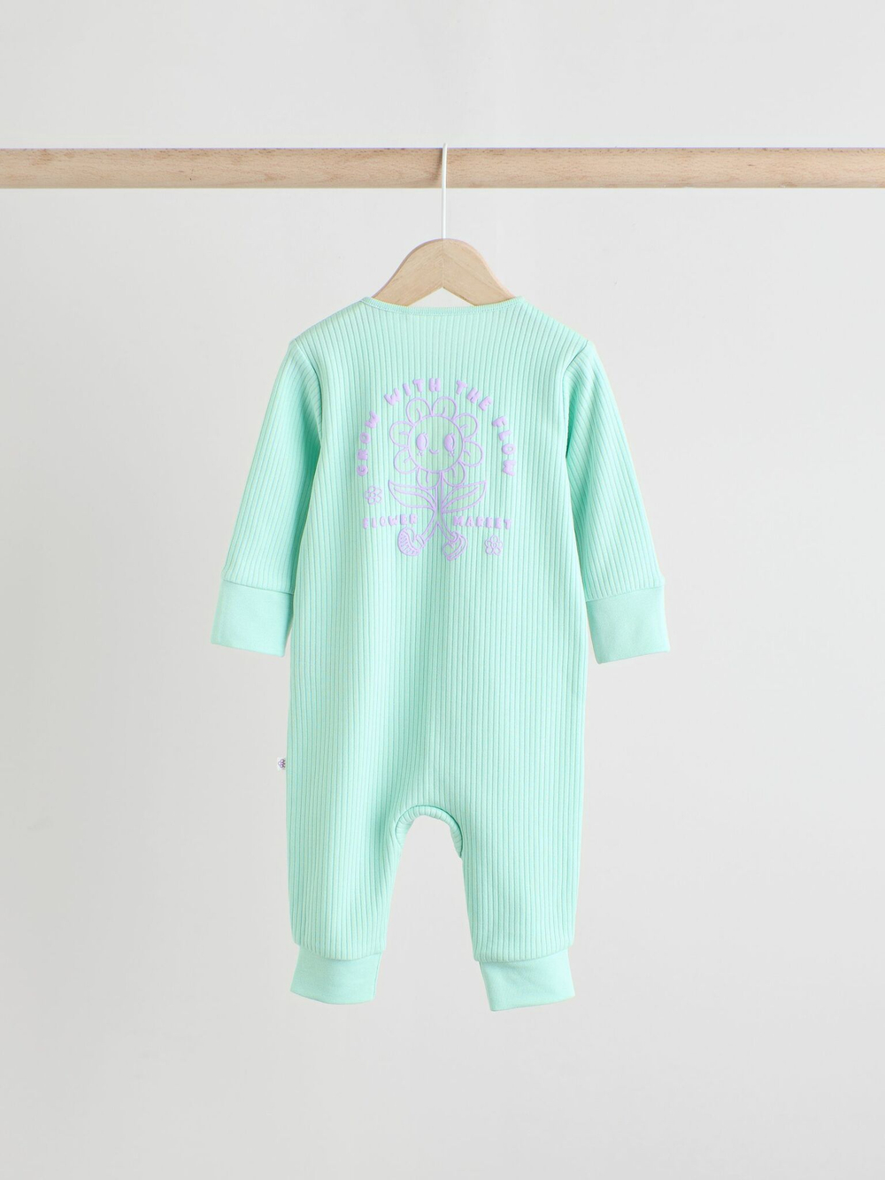 Комбинезон / Cлип для малышей Next E18-348, 3 шт., Светло-зеленый, Светло-желтый, Светло-фиолетовый