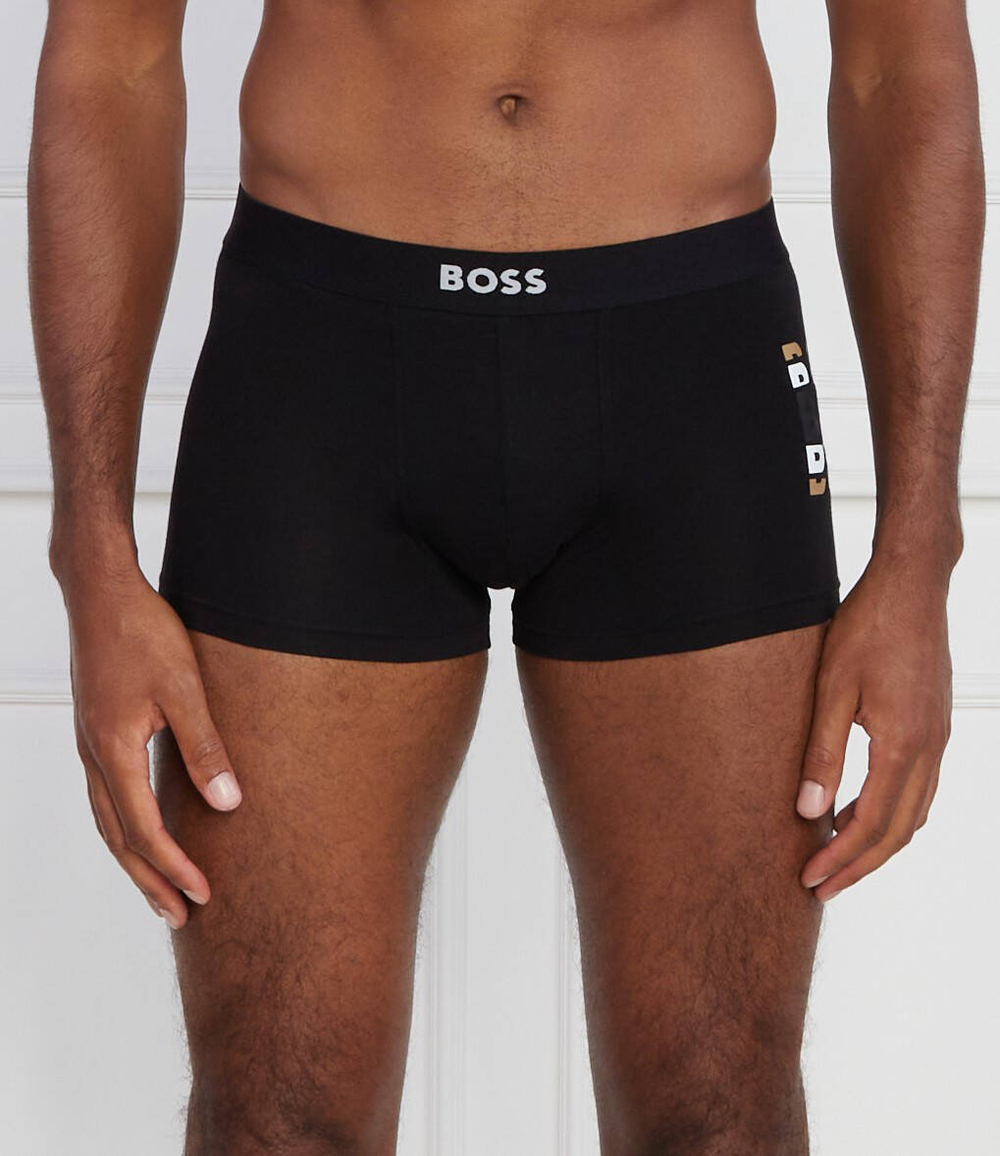 Трусики-боксеры 2шт. Trunk 2P Gift BOSS BLACK - черный(50495548)