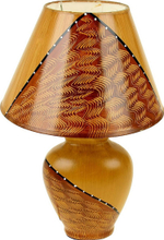 Лампа настольная "Ваза", с переключателем, керамика, цвет бежевый коричневый 2000000117102