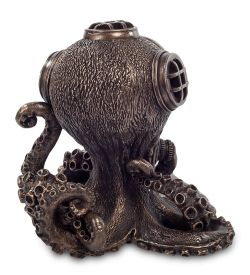 Veronese WS-189 Статуэтка-часы в стиле Стимпанк «Осьминог»