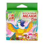 Мелки восковые 24цв. "Zоо" (Луч)