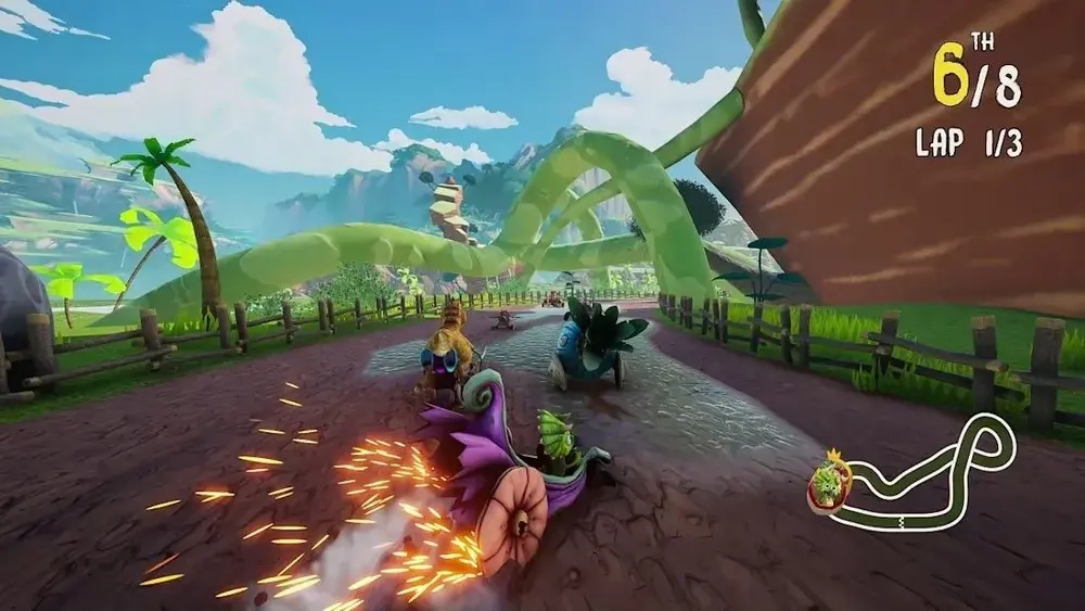 Игра Gigantosaurus: Dino Kart (Английская версия) для PlayStation 4