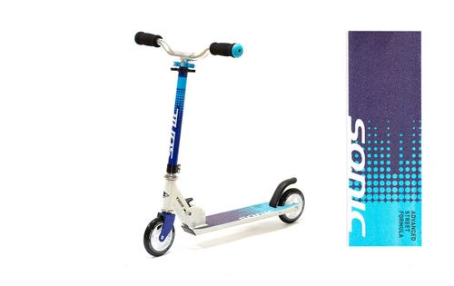 Самокат детский двухколесный TRIX SONIC 125мм х 2, бело-синий