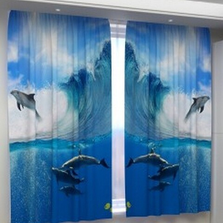 Фотошторы для кухни "РД. ДЫХАНИЕ МОРЯ", Россия.