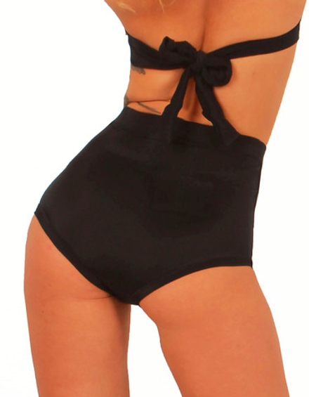 Pin Up Belts Shorts, Fuchsia/Green