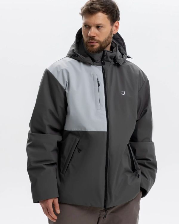 Куртка Shell-02 Boreal Edition серая/белая - фото 3