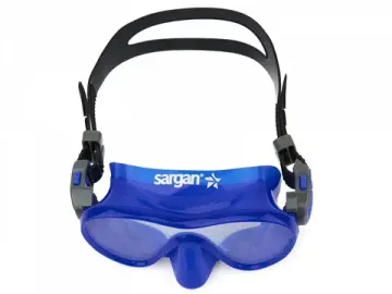 Набор детский маска+трубка Sargan Агидель kids 3-6 лет синий