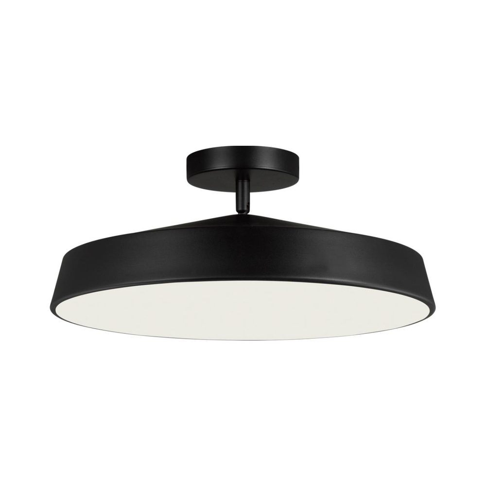 7656/48L MITRA LED SN 547 Светильник пластик/белый/черный LED 48Вт 4000K D400 IP20 MIRA BLACK