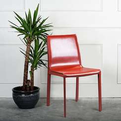 Стул Barrie красная кожа