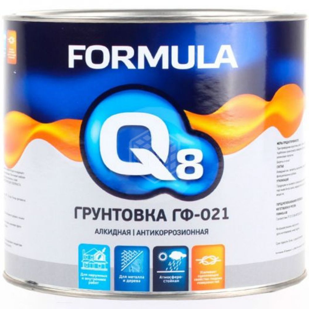 Грунтовка ГФ-021 серая 1,9кг Formula Q8