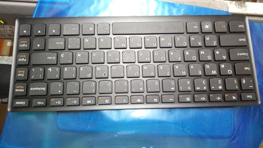 Клавиатура для ноутбука Lenovo S300/S400/S405/S415/M30-70/S40-70 раскладка - русская, без подсветки, черная (25205146), оригинал