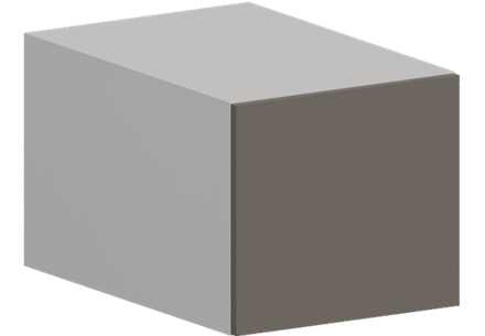 Кухня Модуль ШВГ 410 Белый / Грей Софт