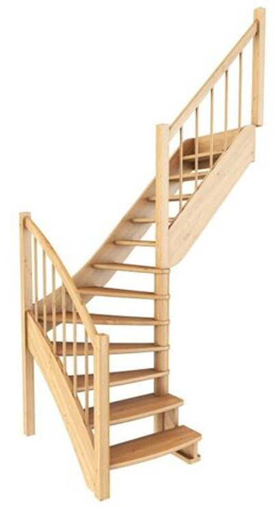 Лестница на второй этаж ЛС-09м/2 Правая