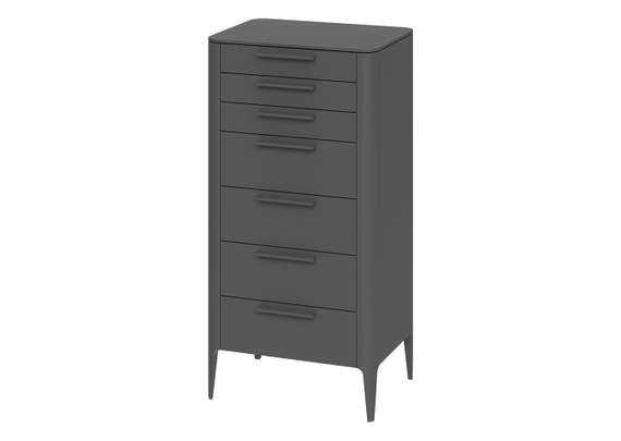 Комод Type высокии? 7 ящиков (темно-серый)