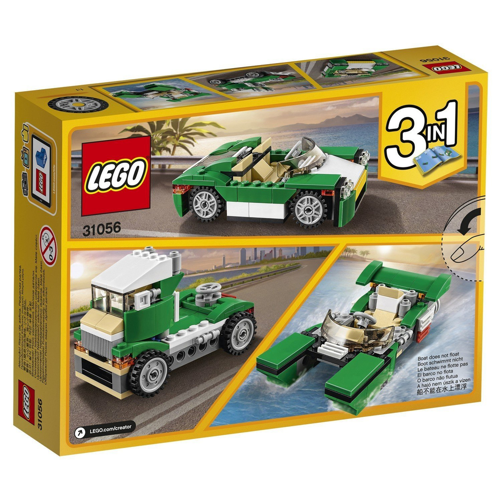 LEGO Creator: Зелёный кабриолет 31056 — Green Cruiser — Лего Креатор Создатель