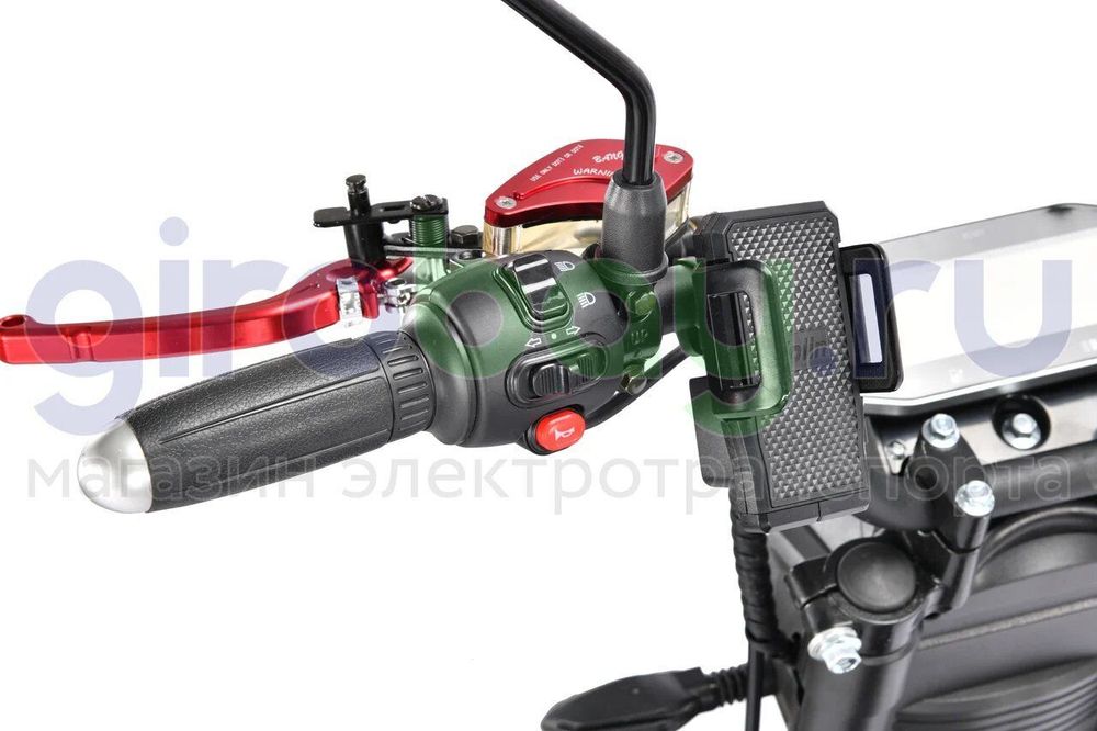 Электроскутер CityCoco WHITE SIBERIA PRO TRIKE 3000W (Красный) фото 18 фото №23