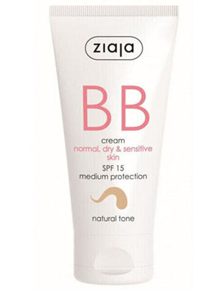 BB, CC и DD кремы BB cream for normal, dry, sensitive skin tone natural SPF15 50 ml