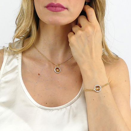 Колье Boccadamo XGR260DC BR/G