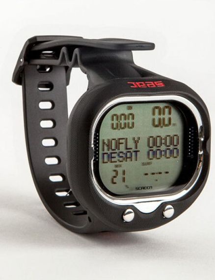 Компьютер-декомпрессиметр Seac Screen черно-красный