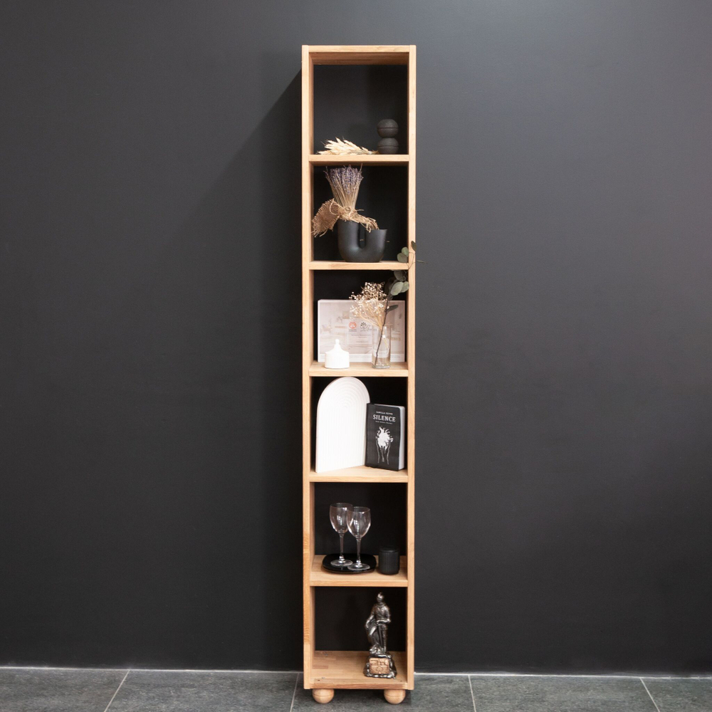 Модульный стеллаж Эдгар из массива дуба