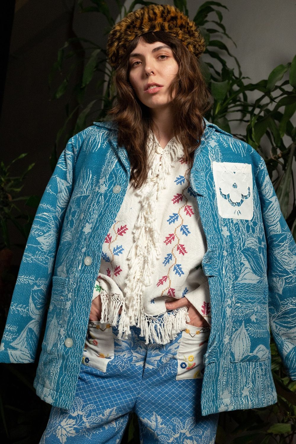 Куртка Soeurs Цвета Морской Волны / Sea Wave синяя