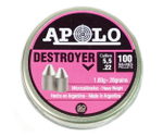 Пули Apolo Destroyer 5,5 мм, 1,8 г (100 штук)