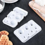 Форма 2 части, 7 ячеек, 13х8,5х3 см "Шарики"