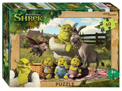 Пазл 60эл. "Shrek" (Степ пазл)