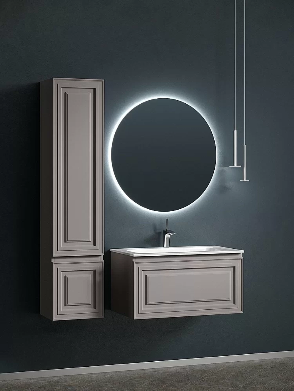 Тумба с раковиной Sancos Very VR80SM 80 Doha Soft