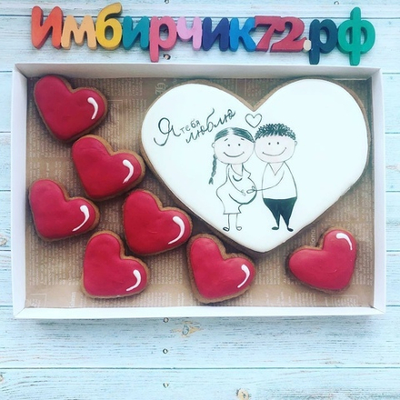 Имбирные пряники Любовь