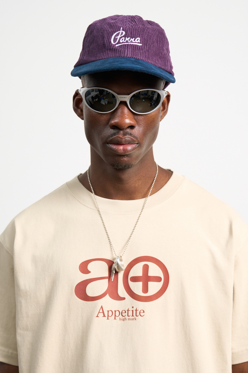 Футболка Appetite High Mark Classic Logo "Bone White"