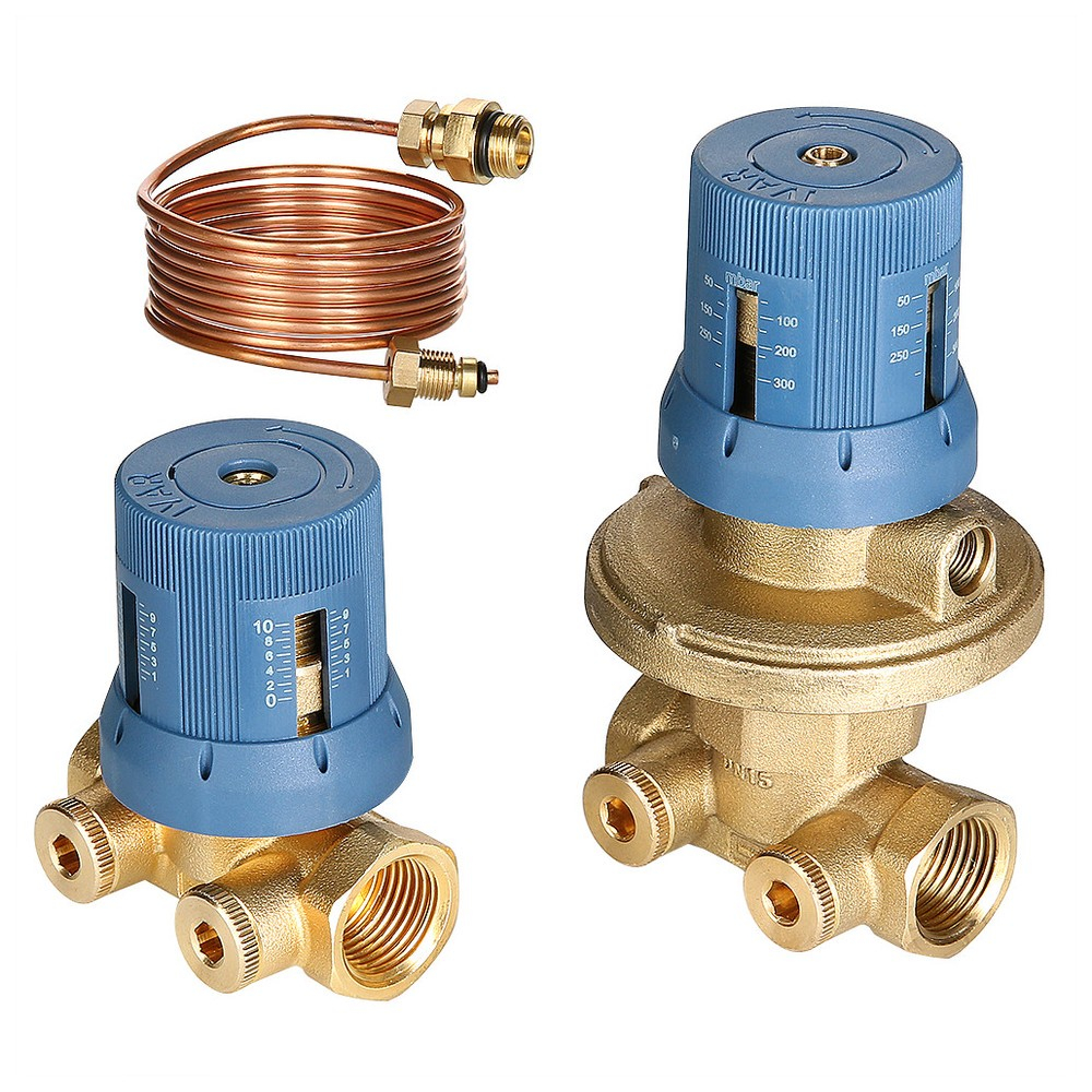 Автоматический регулятор перепада давления регулируемый 3/4" 50-300 mBar (VT.040.G.30005)