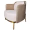 Кресло Pied de Poule, бежевое