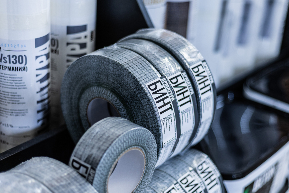 Усиленная стеклонитями лента для заделки стыков 25м БИНТ