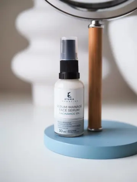 Etemia Себорегулирующая сыворотка с ниацинамидом 10%, 30мл.