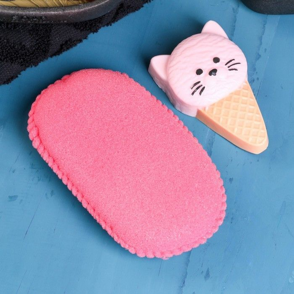 Набор в консервной банке «Подарок, который ты заслужил»: мыло и мочалка (Цвет: не задано)