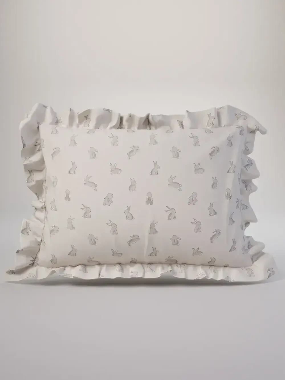 Декоративная наволочка с рюшами, оборками "Фландр" 40х60 см, 1 шт, без молнии