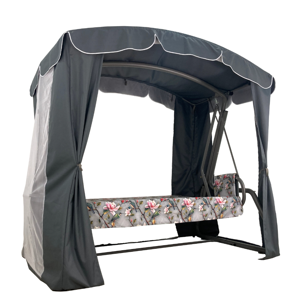 Садовые качели Райский Сад серый