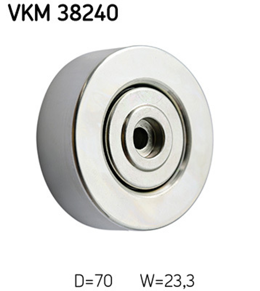 SKF - VKM38240-SKF - Deflection/Guide Pulley, V-ribbed belt