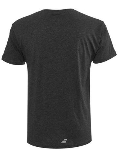 Мужская теннисная футболка Babolat Exercise Vintage Tee Men - black heather