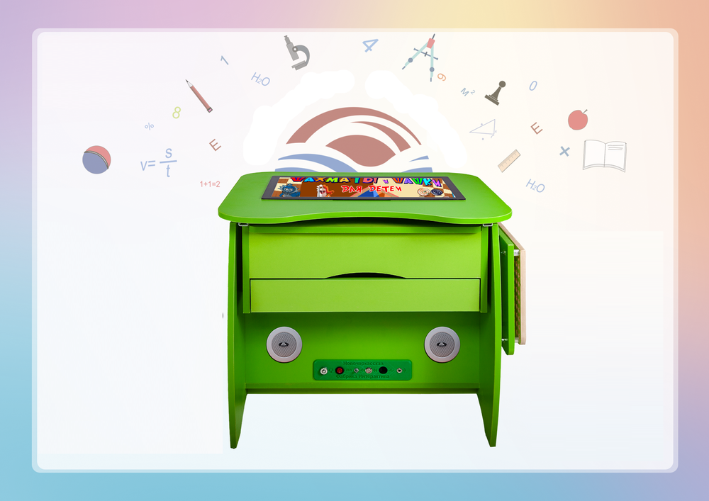 Интерактивный логопедический стол-парта Logo Blitz Лого Блиц из серии Кисельковое царство