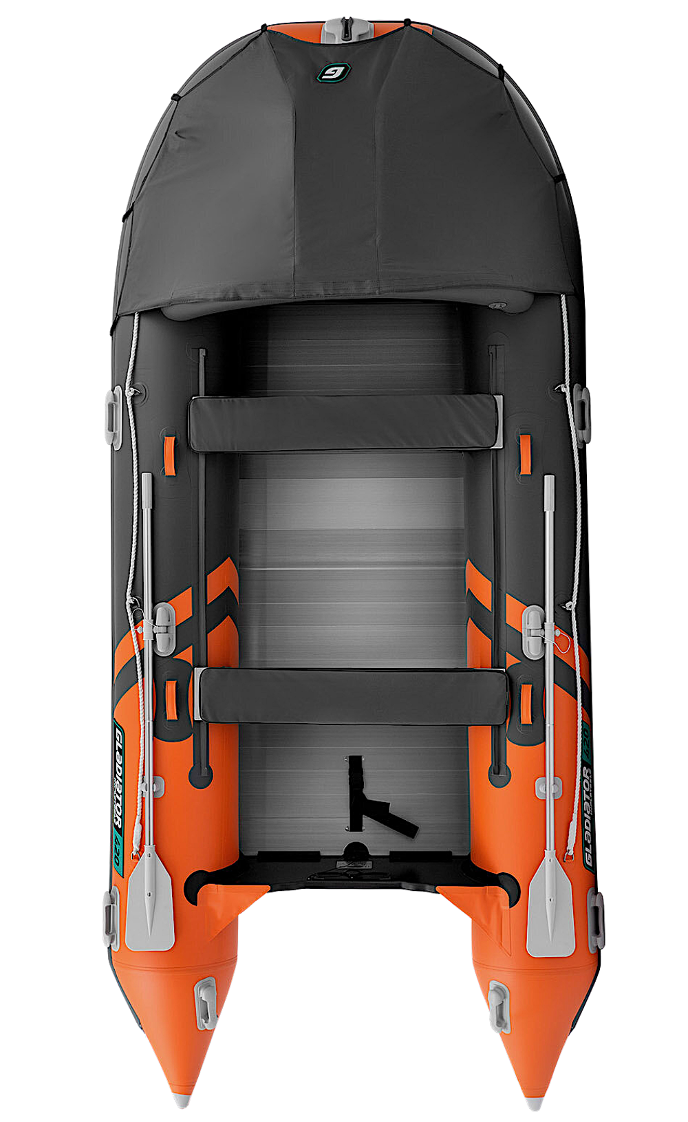 Лодка ПВХ Gladiator Active C420AL с алюминиевым полом -