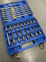 Набор бит шестигранников Torx 30шт под квадрат 1/2 в кейсе