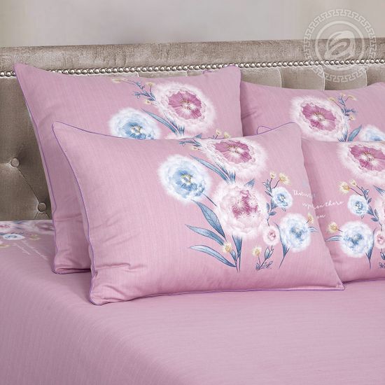 Евро комплект постельного белья Гелия велюр (фуле)