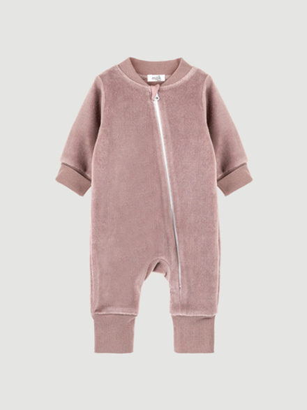 Велюровый комбинезон Mjölk Desert Rose, на манжетах