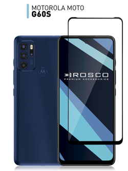 Защитное стекло ROSCO для Motorola Moto G60S оптом (арт. MOTO-G60S-FSP-GLASS-BLACK)