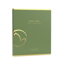 Тканевая маска с экстрактом зеленого чая Kyoto Komachi Maccha Clear Facial Treatment Mask