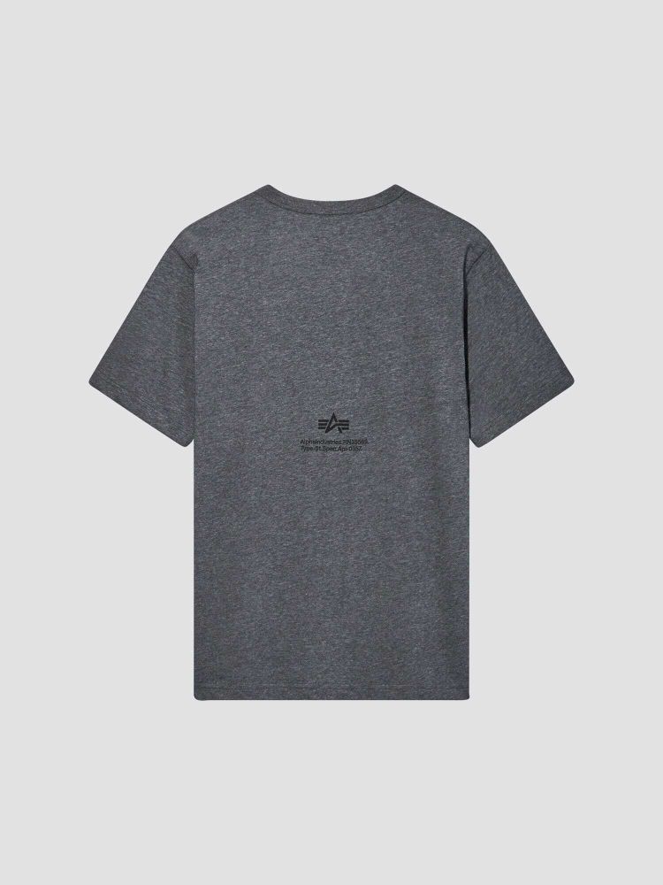 Футболка Alpha Industries Alpha Graphic Tee Dark Charcoal