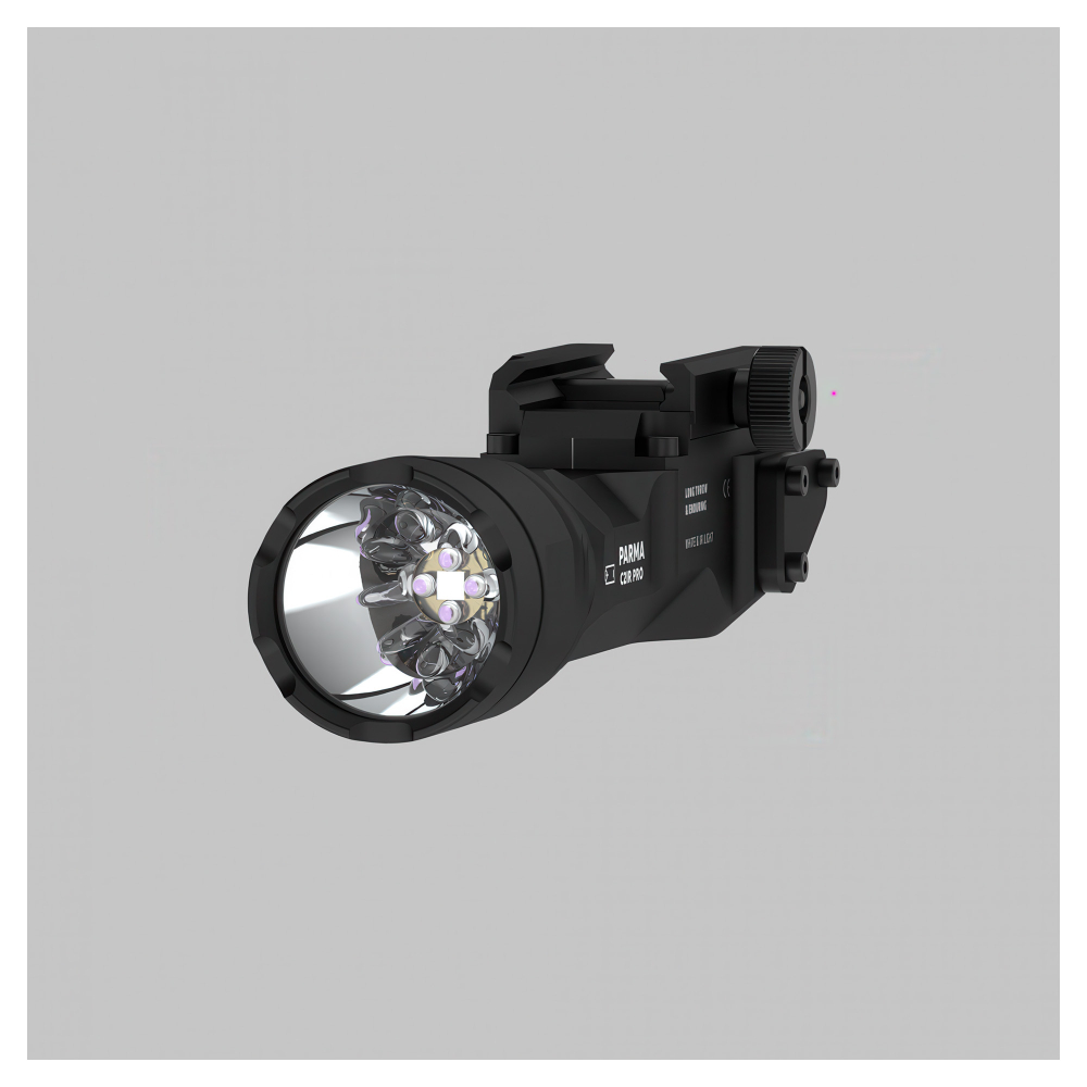 Тактический фонарь Armytek Parma C2IR Pro — два типа освещения: белый свет и инфракрасное излучение на длине волны 940 нм.